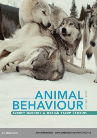 An Introduction to Animal Behaviour Ebook